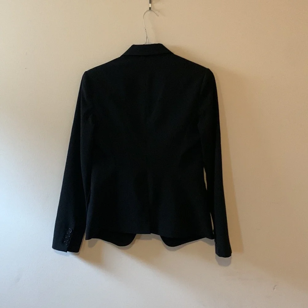 NWOT Theory Gabe N Edition Blazer Wool Suit Jacket in Black Single Button - Picture 6 of 8